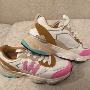 Vintage Havana Dash 5 Mustard Neon Pink Size 8 Sneakers